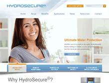 Tablet Screenshot of hydrosecure.com